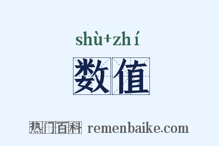 数值是什么意思的图片